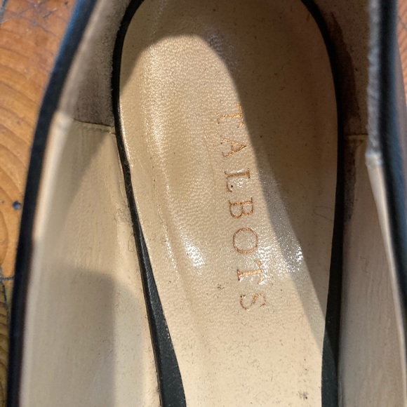Talbots Black Leather Mini Wedge 8.5 - Picture 7 of 7
